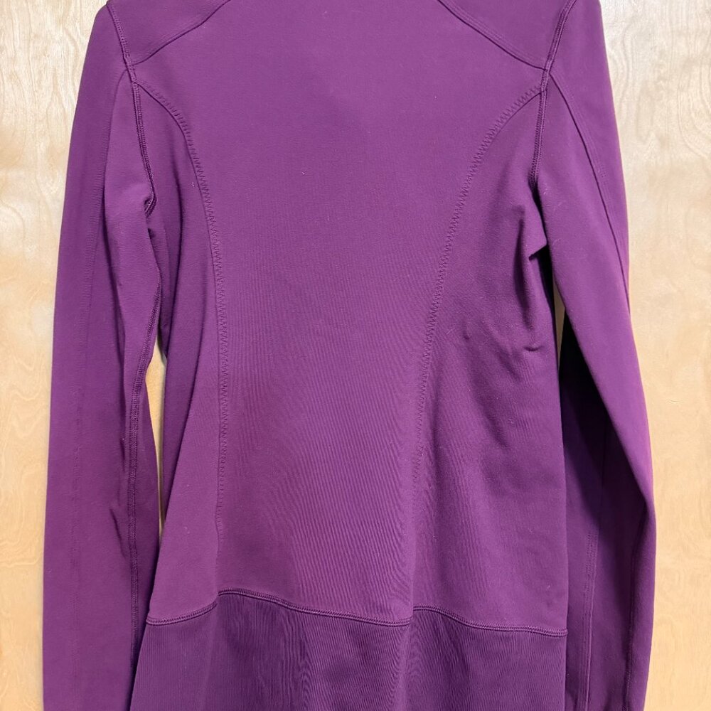 Lululemon Nice Asana - Jacket Plum / Pow Stripe Raspberry Glo Light - Picture 4 of 5